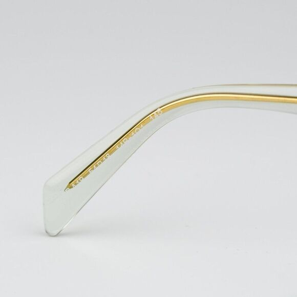 NEW Prada PRA19V 14R1O1 Transparent Mint Square Women Eyeglasses - Picture 10 of 12